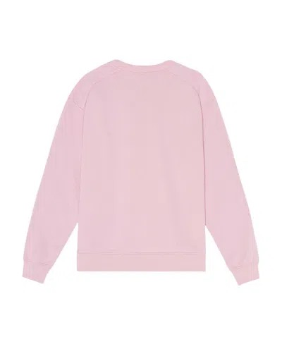 Ganni Pullover Sweatshirt In Pink