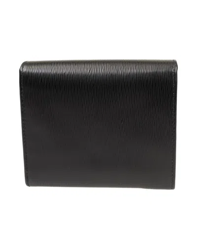 Prada Logo Short Wallet In Black