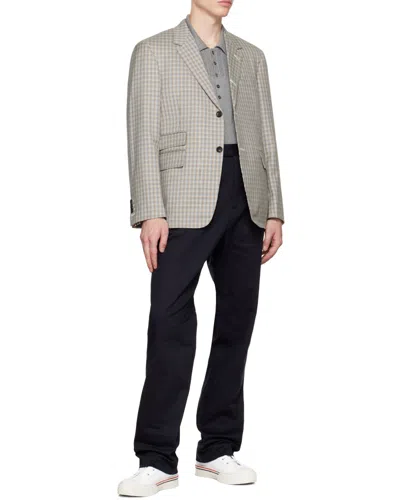 Thom Browne Houndstooth Sport Coat In Multi