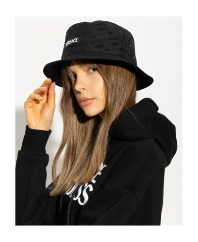 Versace La Greca Bucket Hat In Pattern