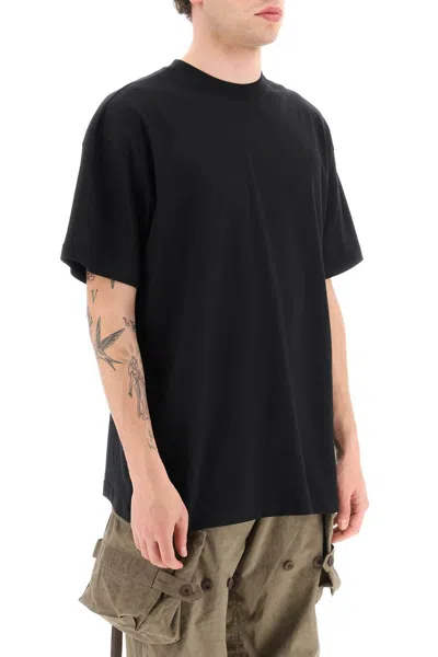 Msgm Pattern Printed T-shirt In Black
