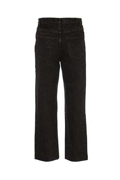 A.p.c. Molly Belt-loop Cropped Jeans In Black