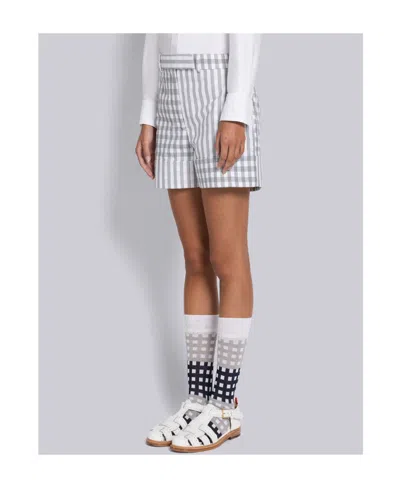 Thom Browne Gingham Check Tailored Shorts In Multi