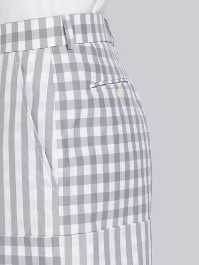 Thom Browne Gingham Check Tailored Shorts In Multi