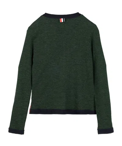 Thom Browne Long Sleeved Buttoned Cardigan In Multi
