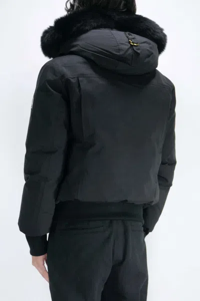 Mackage Long-sleeved Down Jacket In Black