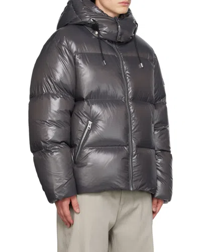Mackage High-neck Zip-up Down Jacket In Multi