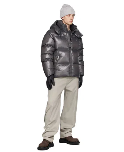 Mackage High-neck Zip-up Down Jacket In Multi