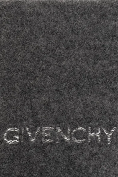 Givenchy Logo Scarf In Black