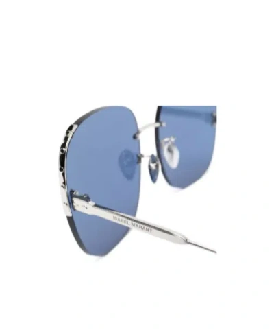 Isabel Marant Square Frame Sunglasses In Red