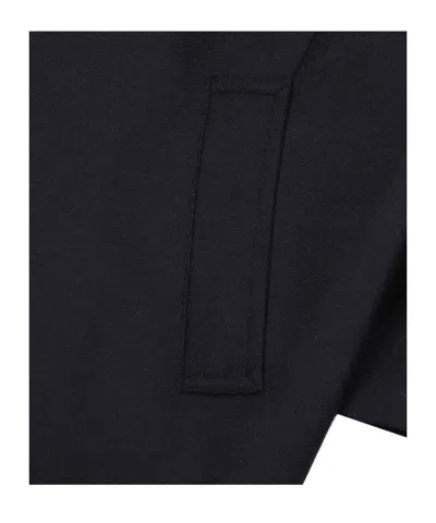 A.p.c. Button Maxi Coat In Blue