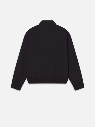 Frame Zip-up Wool Jacket In Blue