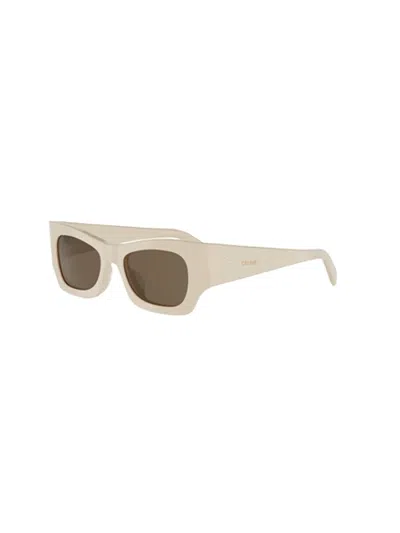 Celine Full Frame Sunglasses In Neutral