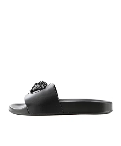 Versace Flat Sandals In Multi