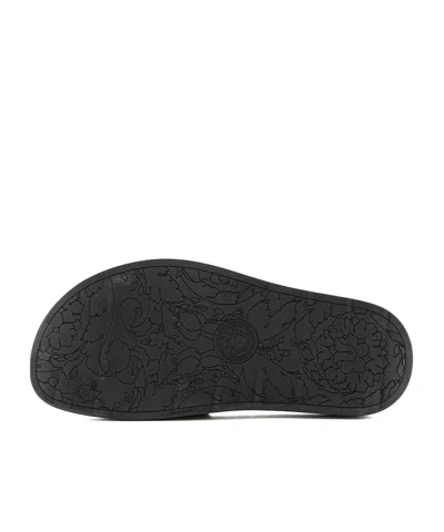 Versace Flat Sandals In Multi