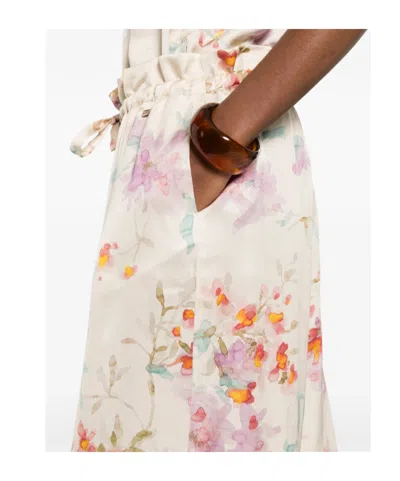 Herno Floral-pattern Trousers In Multi