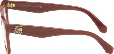Loewe Full Frame Glasses In Brown