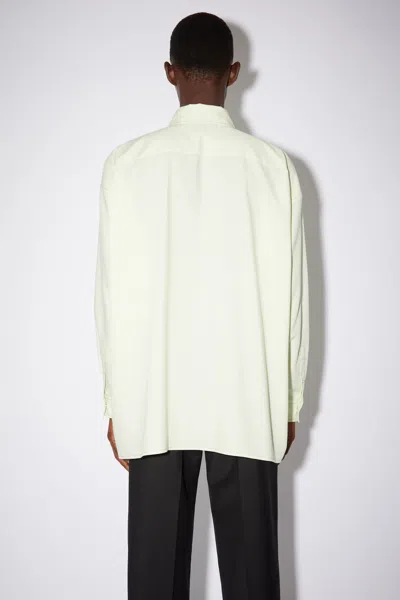 Acne Studios Oversized Long-sleeve Shirt In White