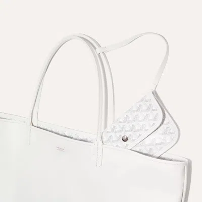 Goyard Patterned Handbag In White
