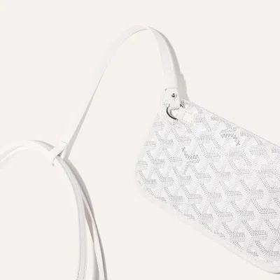 Goyard Patterned Handbag In White