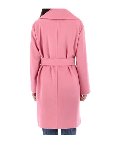 Max Mara Long-sleeved Coat In Pattern
