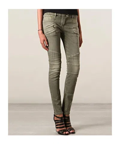 Balmain Belt Loop Jeans In Multi