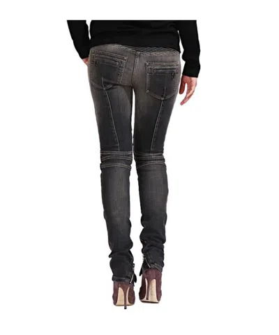 Balmain Belt Loop Jeans In Black