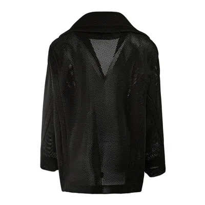Max Mara Long-sleeved Coat In Black
