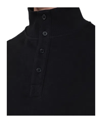 Entire Studios Buttoned Sweatshirt In Black