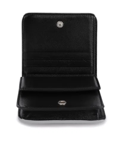 Balenciaga Logo-print Press-stud Wallet In White