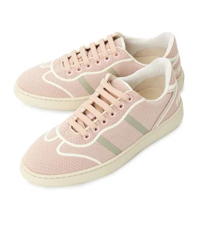 Ferragamo Dedalo Technical Fabric Logo Sneakers In Multi
