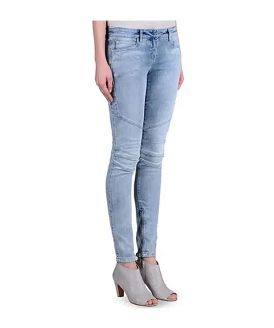Balmain Washed Jeans In Blue