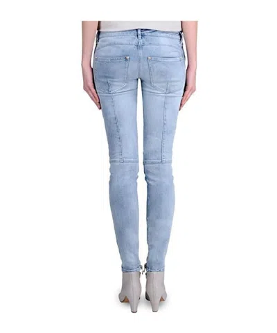 Balmain Washed Jeans In Blue