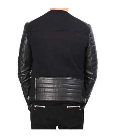 Balmain Long Sleeve Jacket In Black