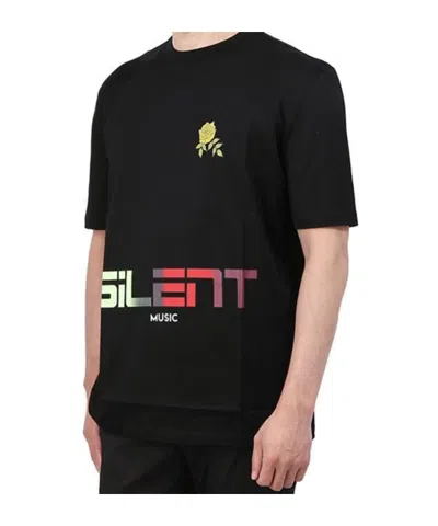 Lanvin Printed T-shirt In Black