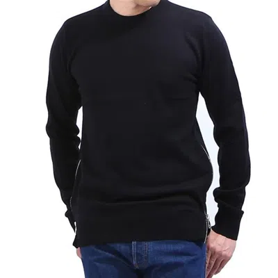 Balmain Long Sleeve Sweater In Blue