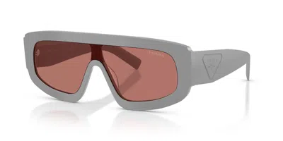 Prada Eyewear Geometric Frame Sunglasses In Brown
