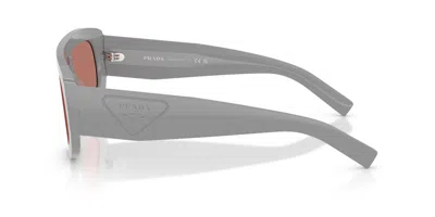 Prada Eyewear Geometric Frame Sunglasses In Brown