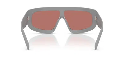 Prada Eyewear Geometric Frame Sunglasses In Brown
