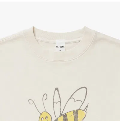 Re/done Printed Sweatshirt In Neutral