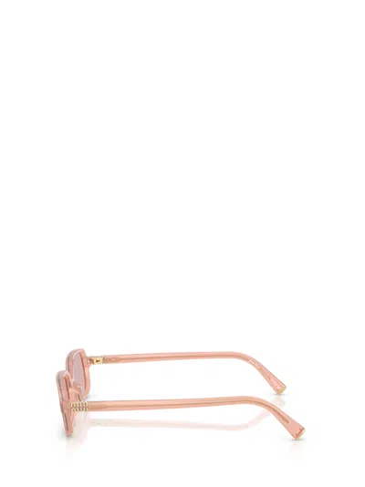 Miu Miu 51mm Rectangular Sunglasses In White