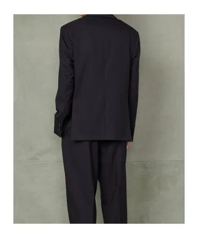 Officine Generale Single-breasted Blazer In Black