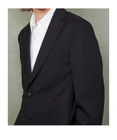 Officine Generale Single-breasted Blazer In Black