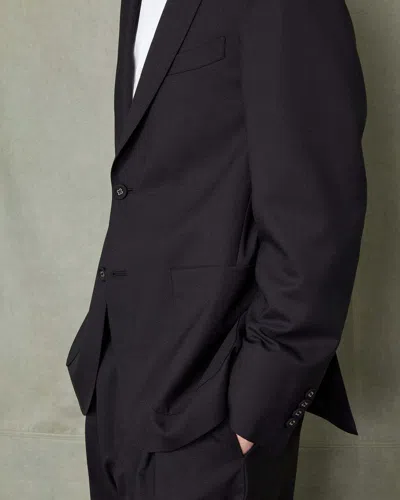 Officine Generale Single-breasted Blazer In Black