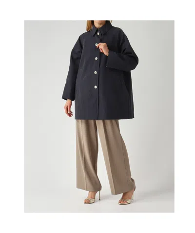 Herno Button-front A-line Jacket In Multi