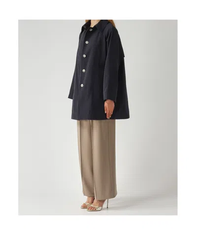 Herno Button-front A-line Jacket In Multi