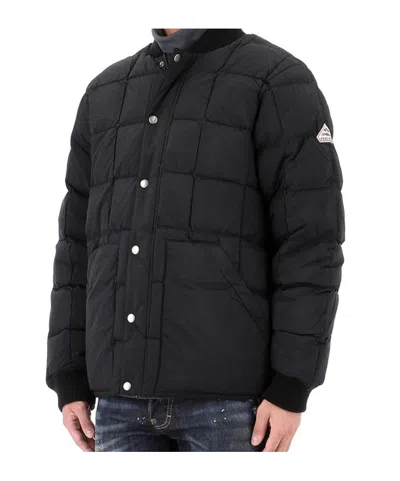 Pyrenex Flight Long-sleeved Down Jacket In Black