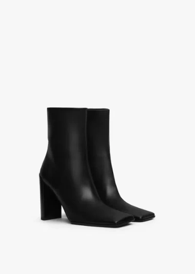 Alaïa Alaia Women Square Leather Ankle Boots In Multi