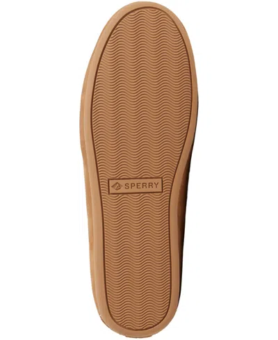 Sperry Slim Boat Shoes Tan In Multi