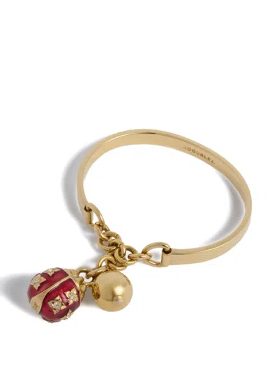 La Doublej Lady Scarab Bangle In Multi